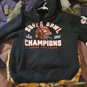 Kansas City Chiefs Super Bowl Champions Kids Hoodie - Black